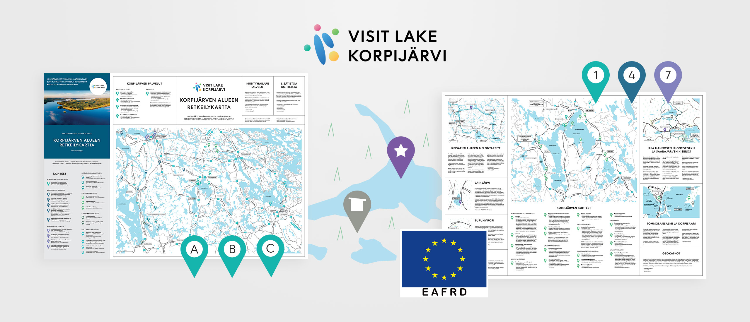 Luminia case hiking map