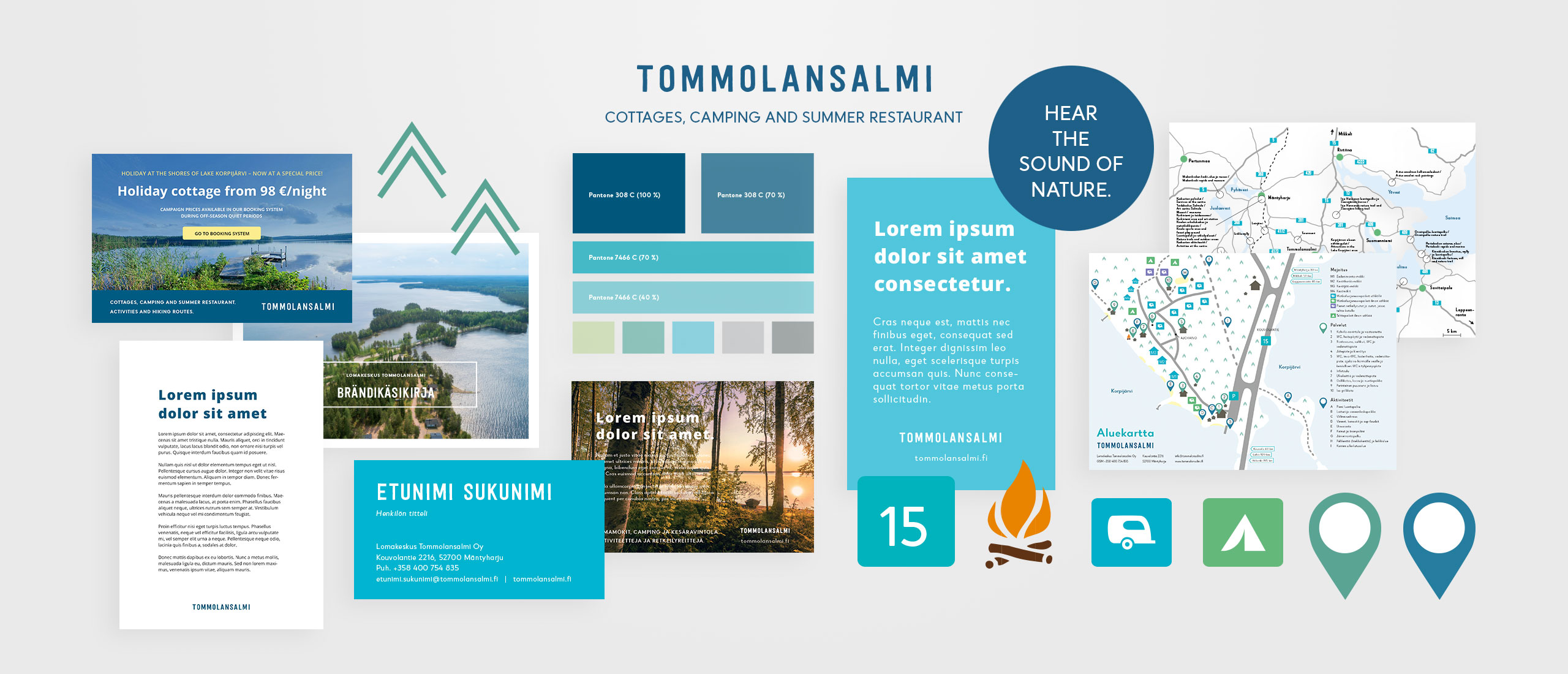 Luminia case visual identity